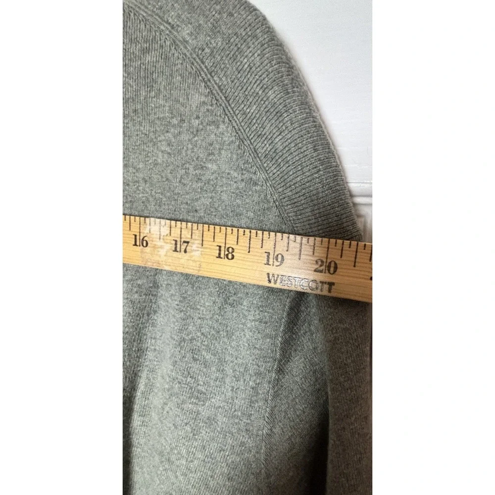 Polo Ralph‎ Lauren V Neck Sweater Men's Size XL Gray Pima Cotton Green Pony EUC